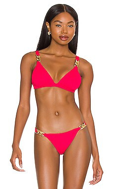 Vix Swimwear Ibiza Triangle Top in Cherry Firenze from Revolve.com | Revolve Clothing (Global)