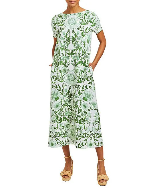 Mestiza New York Adria Stretch Crepe Bow Tie Detail Midi Dress | Dillard's | Dillard's