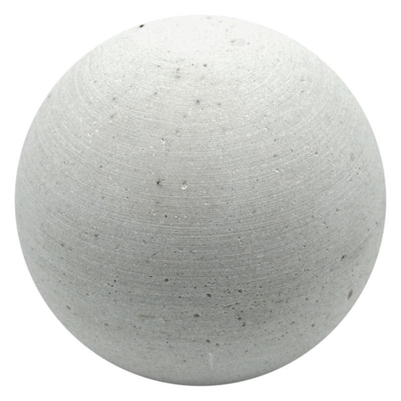 White Cement-Look Sphere, 4" | At Home
