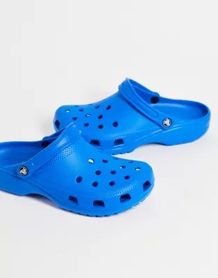 Crocs classic clogs in cobalt blue | ASOS (Global)