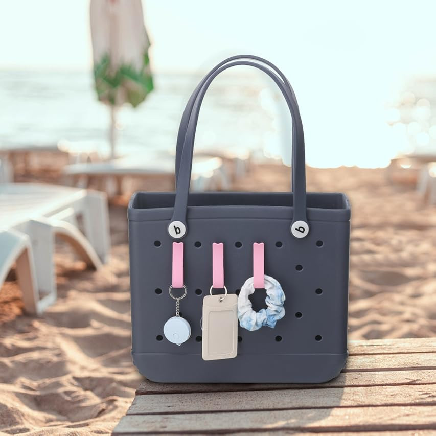 4Pcs Hooks Set Accessories Compatible for Bogg Bag, Insert Carabiner Key Chain Holder Charms, Compatible for Small & Large Beach Bags | Amazon (US)