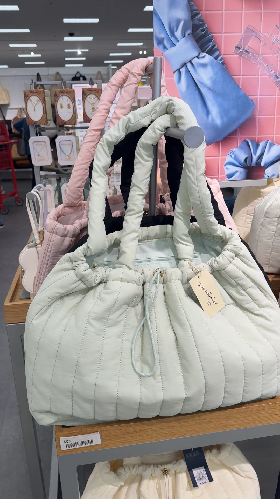 Target puffer tote bag 
School bag
Mom bag 
Work bag 
Gym bag 


#LTKmomlife #LTKTravel #LTKSeasonal