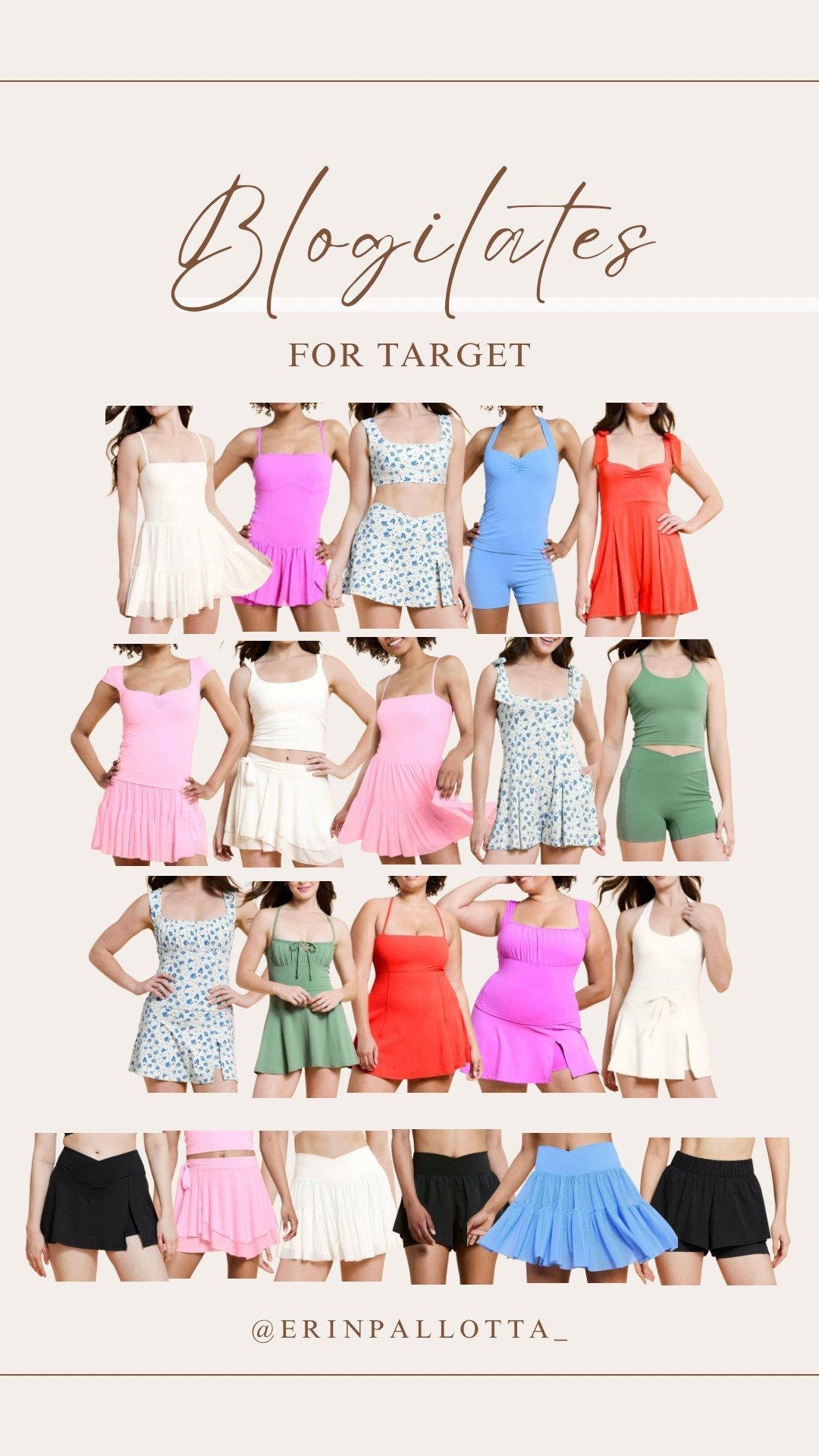 She’s baaaaaack! Blogilates for Target just launched a new collection and it’s SO FUN! Beautiful colors and feminine, flirty cuts. 

#LTKFindsUnder50 #LTKActive