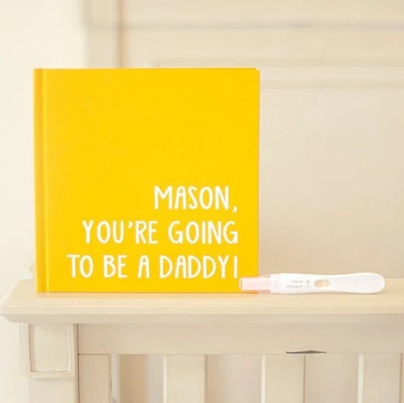 Pregnancy Announcement Book  Gender Reveal  Our Story of Us | Etsy | Etsy (US)