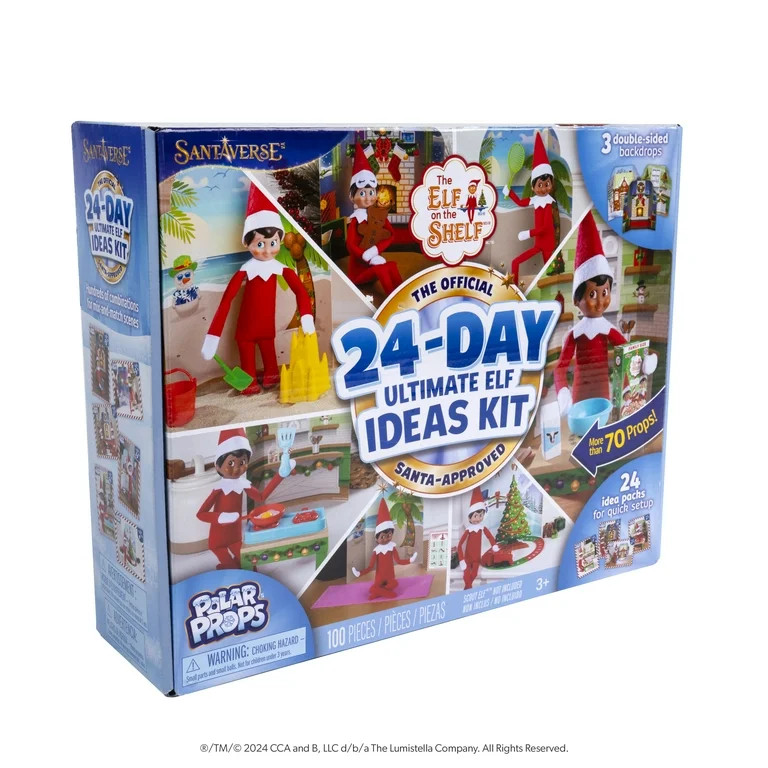 The Elf on the Shelf 24-Day Ultimate Kit – Official Elf Ideas and Props for Holiday Magic (Scou... | Walmart (US)