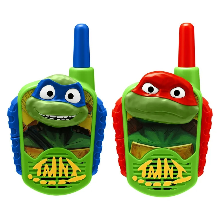 Teenage Mutant Ninja Turtles Extended Range Walkie Talkies - Push to Talk Button, Children Ages 3... | Walmart (US)