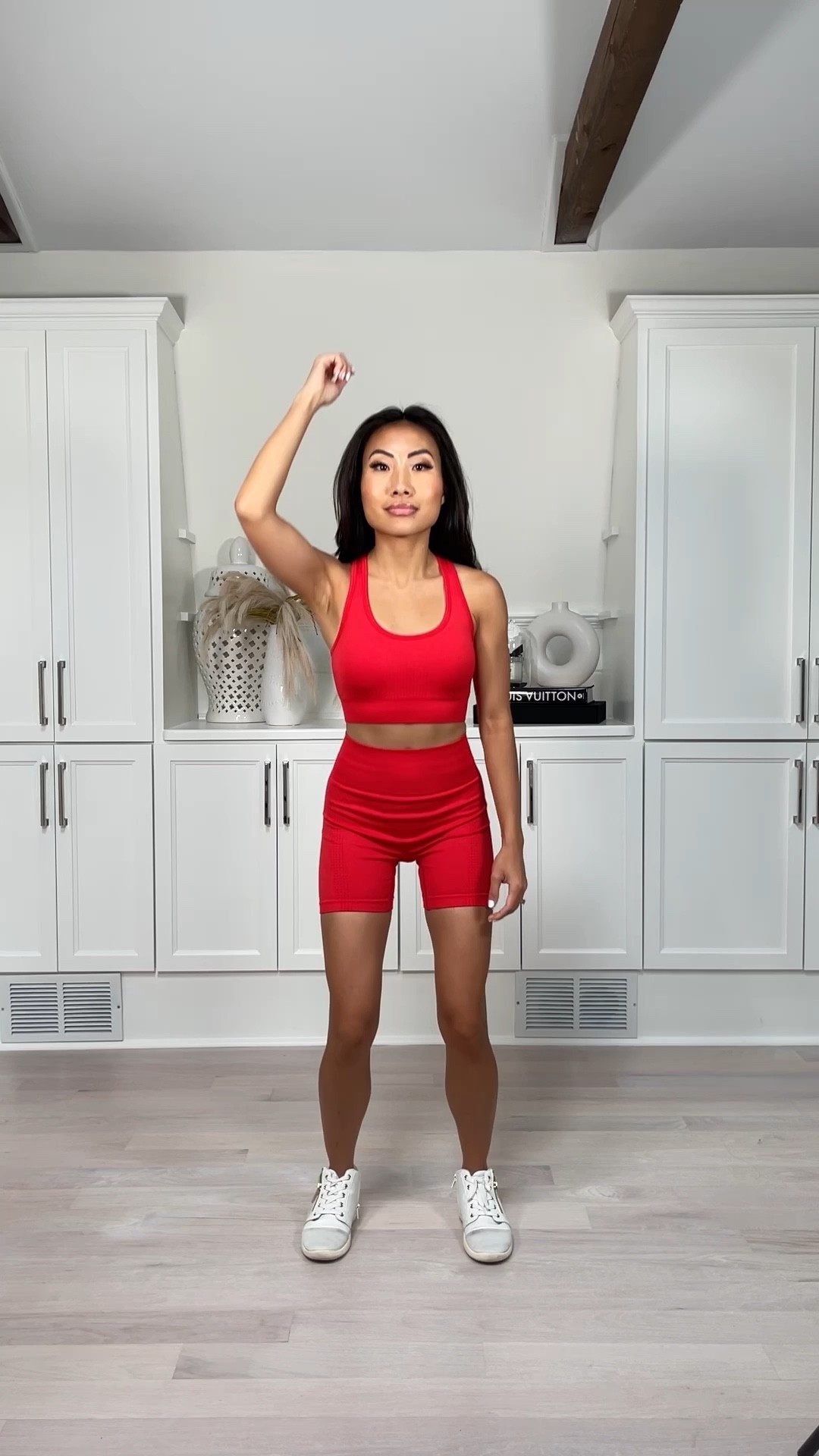 Toplook Women Seamless Yoga Workout Set 2 Piece Outfits Gym Shorts Sports  Bra