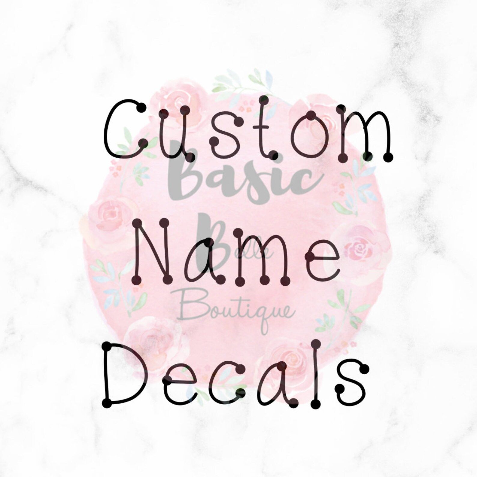 Custom Vinyl Name Decals | Etsy | Etsy (US)