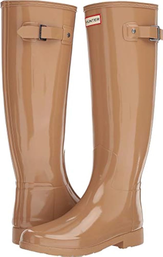 Hunter Womens Original Refined Gloss Rain Boots | Amazon (US)