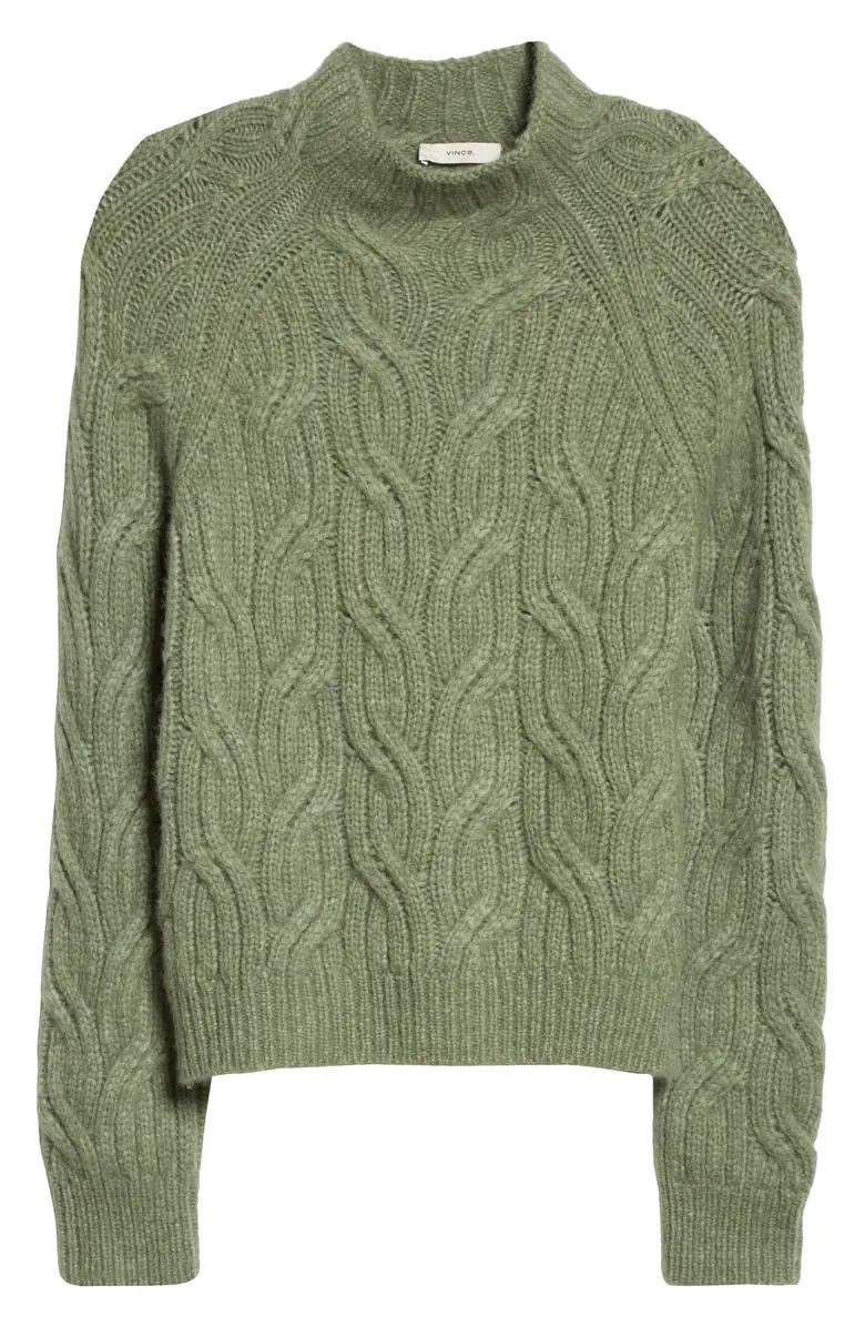Vince Twisted Chain Mock Neck Sweater | Nordstrom | Nordstrom