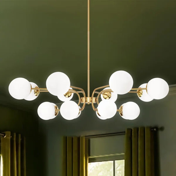 Summertown 16 - Light Dimmable Sputnik Sphere Chandelier | Wayfair North America
