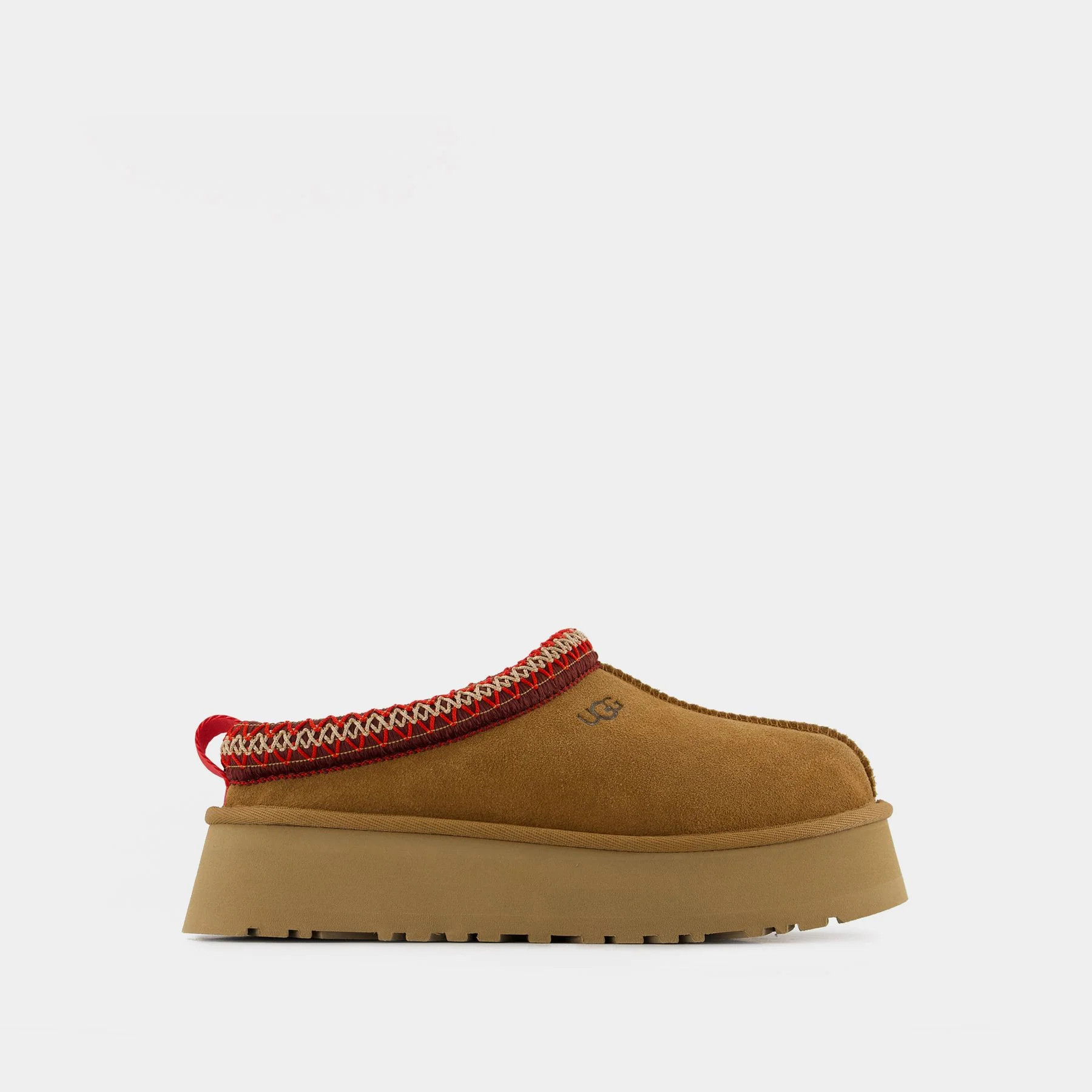 Tazz Slides - Ugg - Leather - Chestnut | Monnier Paris (ROW)