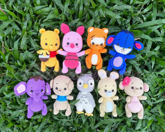 Crochet Winnie the Pooh and Friends Doll  Baby Winnie Pooh - Etsy | Etsy (US)