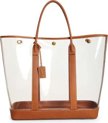 Saint Laurent Cabas Clear Vinyl Tote | Nordstrom | Nordstrom