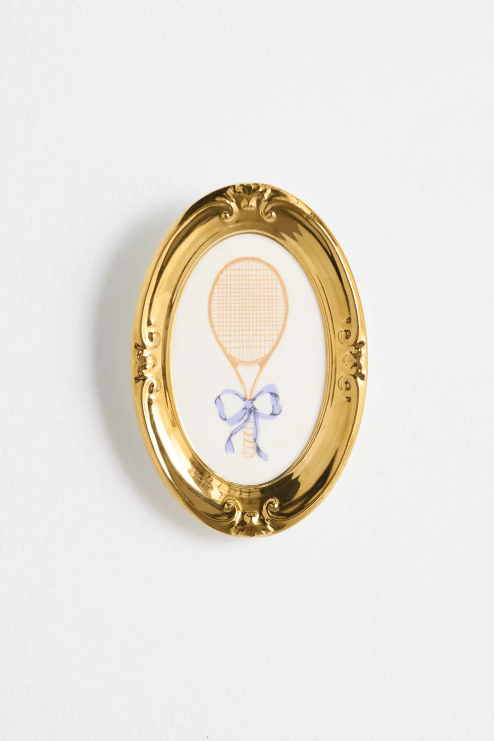 Preppy Icon Framed Ceramic Wall Hanging | Urban Outfitters (US and RoW)