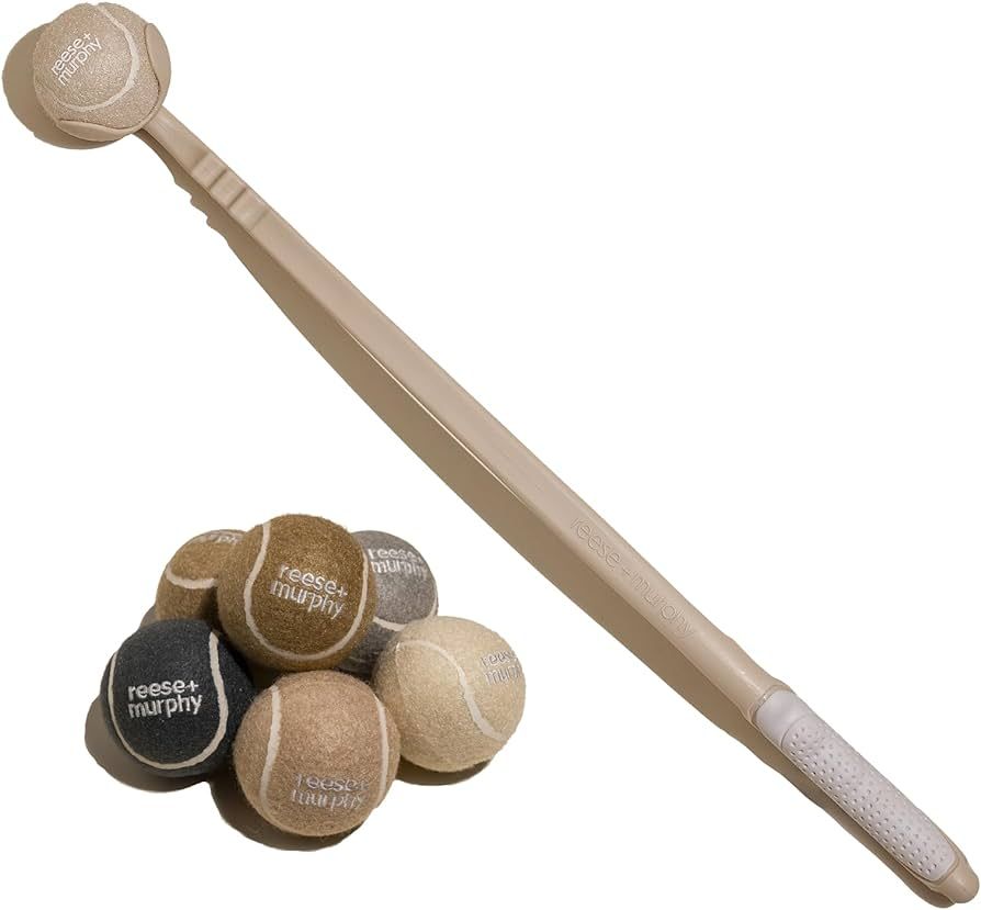 Reese+Murphy Dog Ball Thrower Launcher with Tennis Balls - Ball Launcher & Ball Thrower for Dogs ... | Amazon (US)