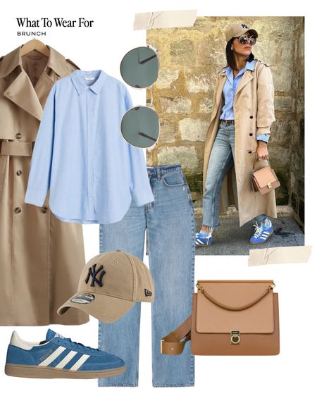 Colourful trainers for spring 💙 

Wide jeans, blue shirt, trench coat, adidas gazelles, weekend looks, rainy style #LTKspring 

#LTKstyletip #LTKeurope