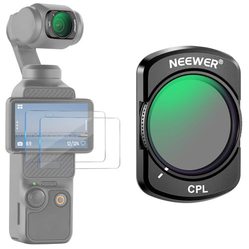 NEEWER Magnetic CPL Filter Compatible with DJI Osmo Pocket 3 Creator Combo Accessories, Multi Coated Circular Polarizer Filter Kit with 2 Screen Protectors, Action Camera Accessories | Amazon (US)