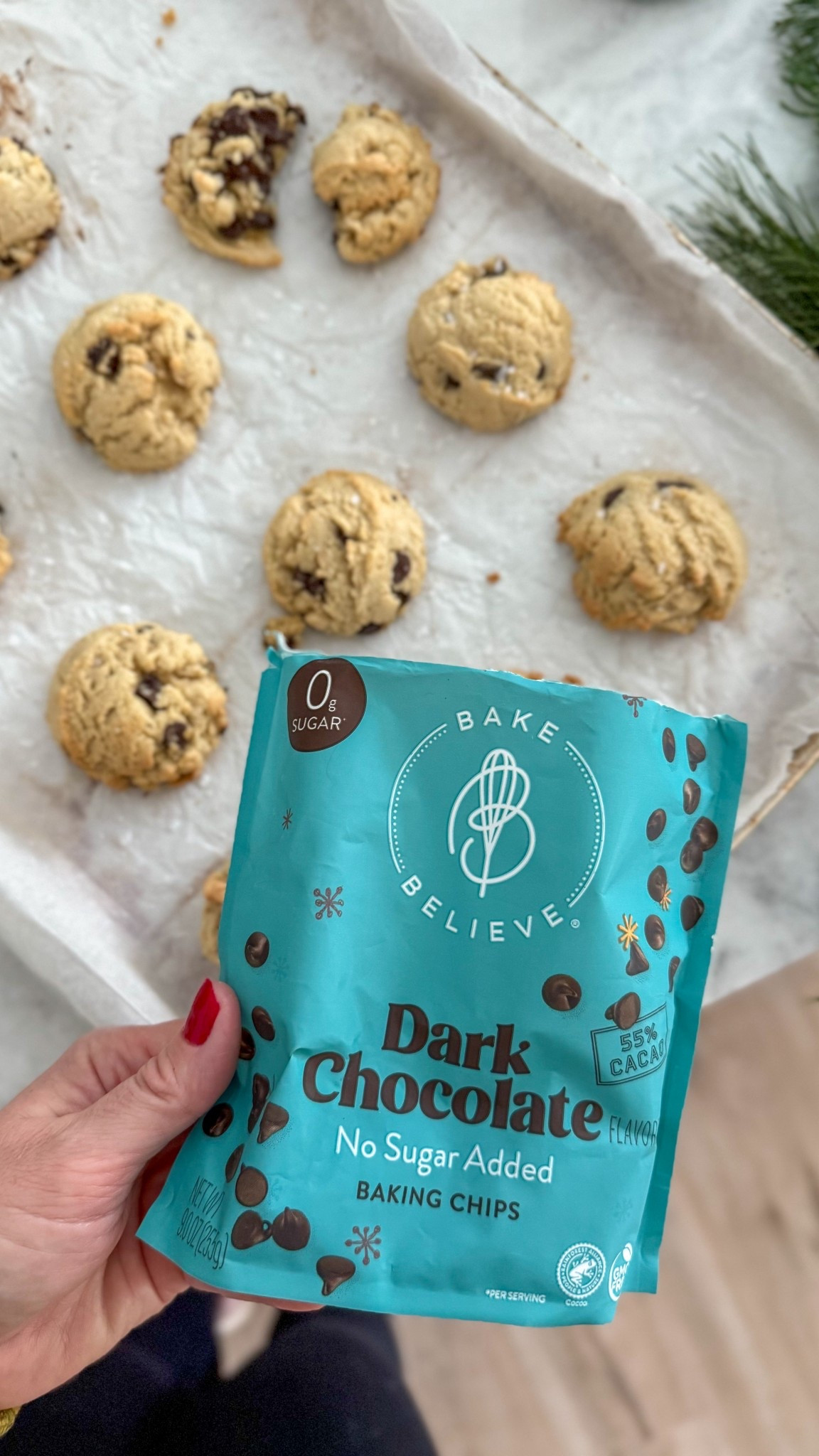 These chocolate chips give these gluten free cookies life 🫶🏻🍪 

#LTKSeasonal #LTKfoodie #LTKHoliday