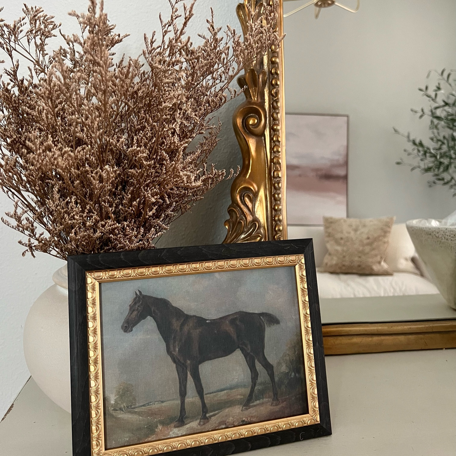 Another great little piece arrived from @StudioMcgee line @Target. This horse painting looks vintage and although it’s small in size, it gives so much character to the space. 

Decor finds
New Vision Home

#LTKsalealert #LTKhome #LTKFind