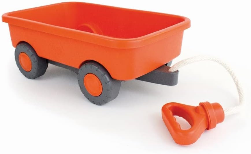 Green Toys Wagon, Orange - Pretend Play, Motor Skills, Kids Outdoor Toy Vehicle. No BPA, phthalat... | Amazon (US)