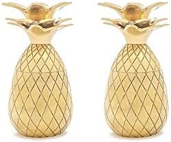 W&P MAS-PINEG-2 Pineapple Shot Glasses, Mid Century Modern Designer Bar Accessories, Bar Collecti... | Amazon (US)
