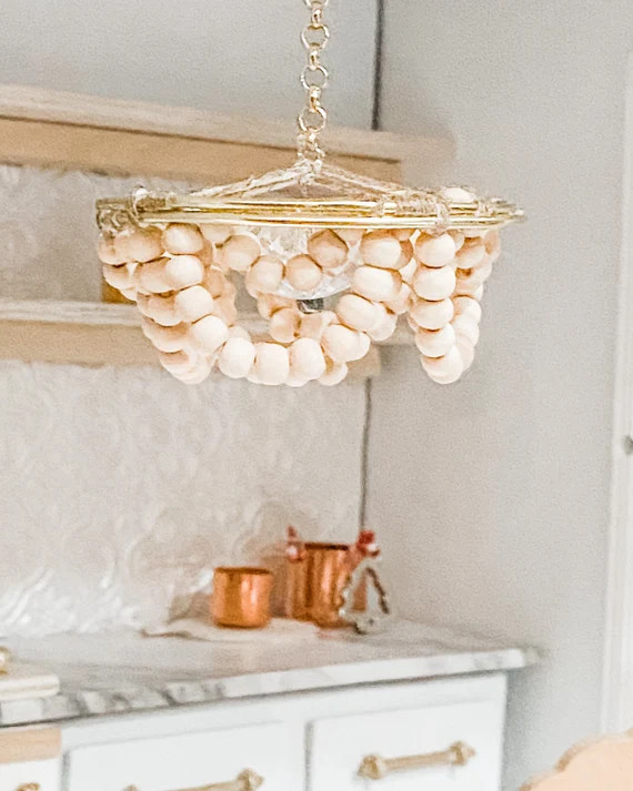 Boho Beaded Chandelier | Etsy (US)