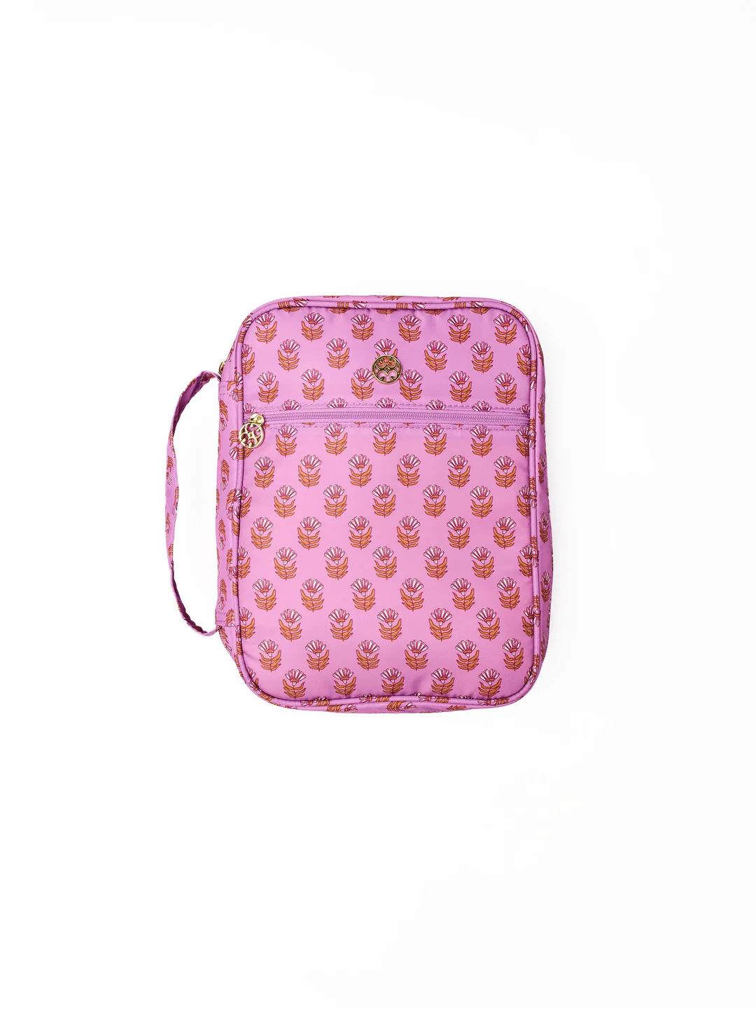 Bible Cover | Pink Floral Block | Mary Square