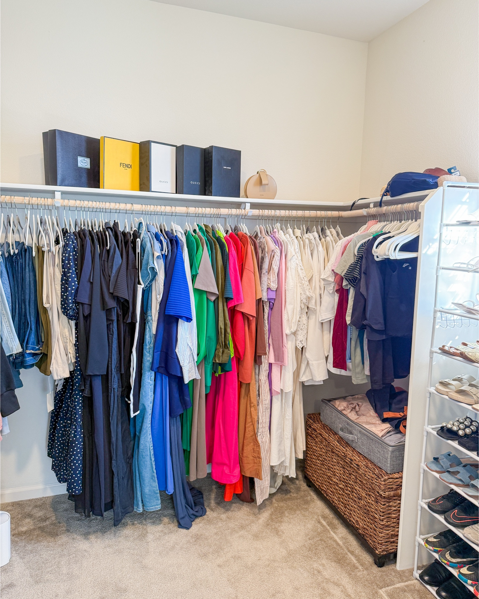 Closet organization picks including hangers, shoe rack, and laundry basket and more

#LTKFindsUnder50 #LTKFindsUnder100 #LTKHome