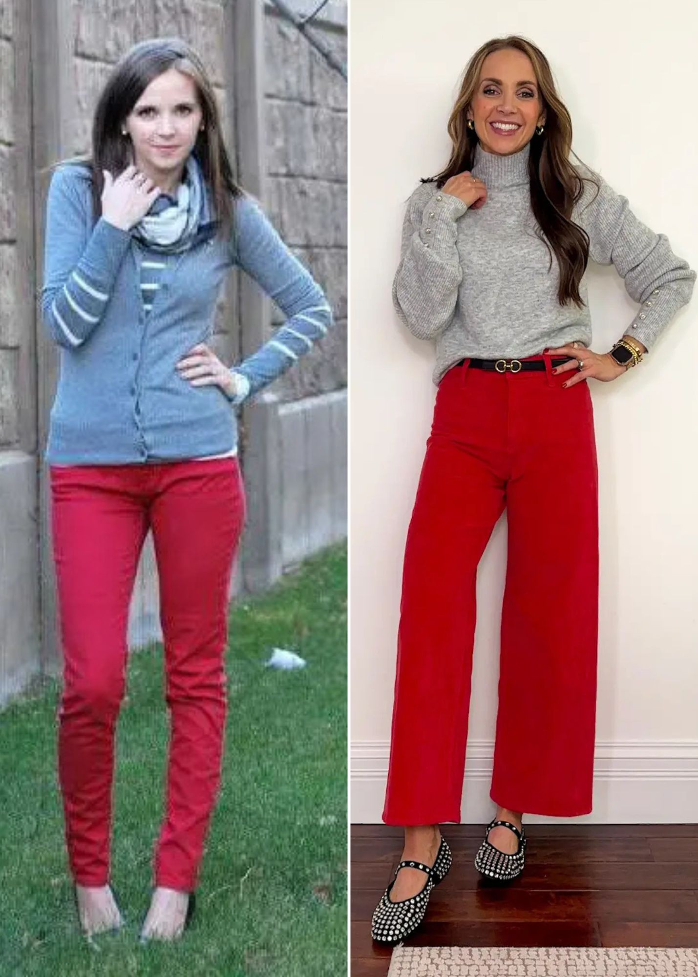 Holiday outfit update with @walmart sweater + @target red corduroy pants + rhinestone flats 

#LTKHoliday #LTKFindsUnder50 #LTKStyleTip