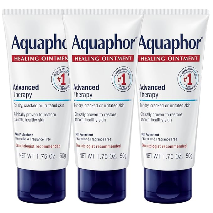 Aquaphor Healing Ointment - Travel Size Protectant for Cracked Skin - Dry Hands, Heels, Elbows, L... | Amazon (US)