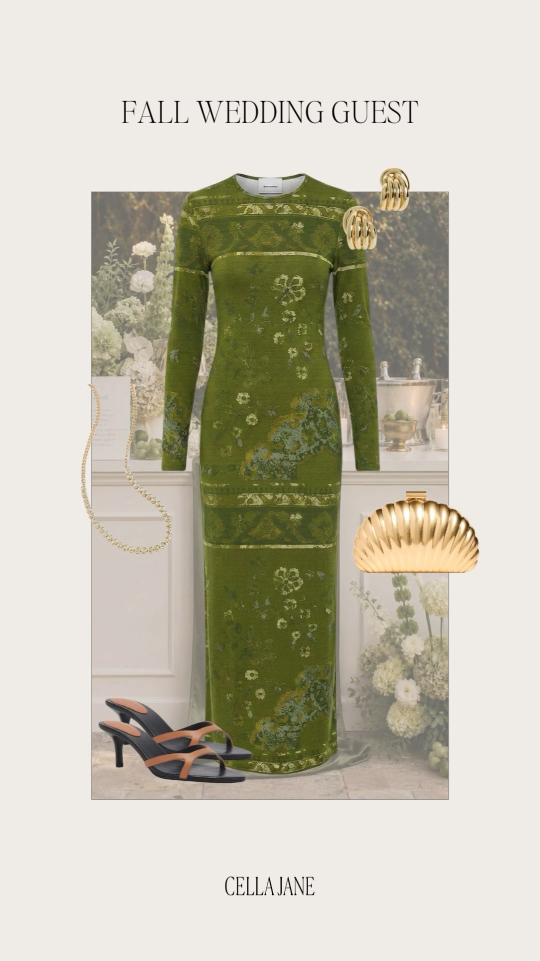 Fall wedding guest dress outfit idea! This clutch goes with almost any look.

#LTKfall #LTKdresses

#LTKWedding
