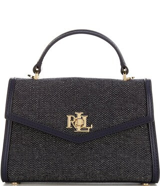 Lauren Ralph Lauren Farrah Canvas Satchel Bag | Dillard's | Dillard's