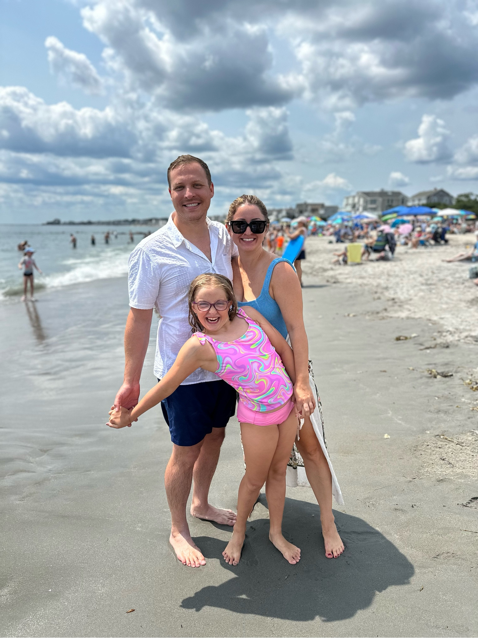 Family beach day! I am always comfortable in my hunza g suit and agua bendita sarong 🌸☀️

#LTKKids #LTKFindsUnder100 #LTKFamily