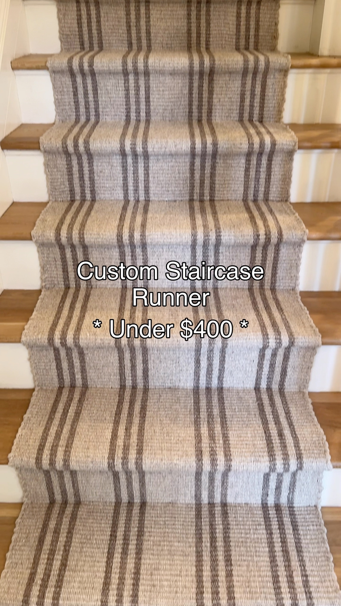 DIY Budget Friendly Staircase Runner under $400! I ordered 3 runners to complete this look! 

#LTKHome #LTKStyleTip #LTKFindsUnder100