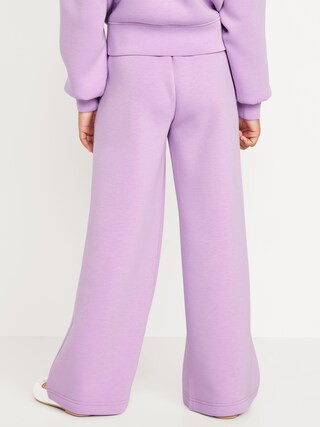 High-Waisted Bounce Fleece Wide-Leg Sweatpants for Girls | Old Navy (US)