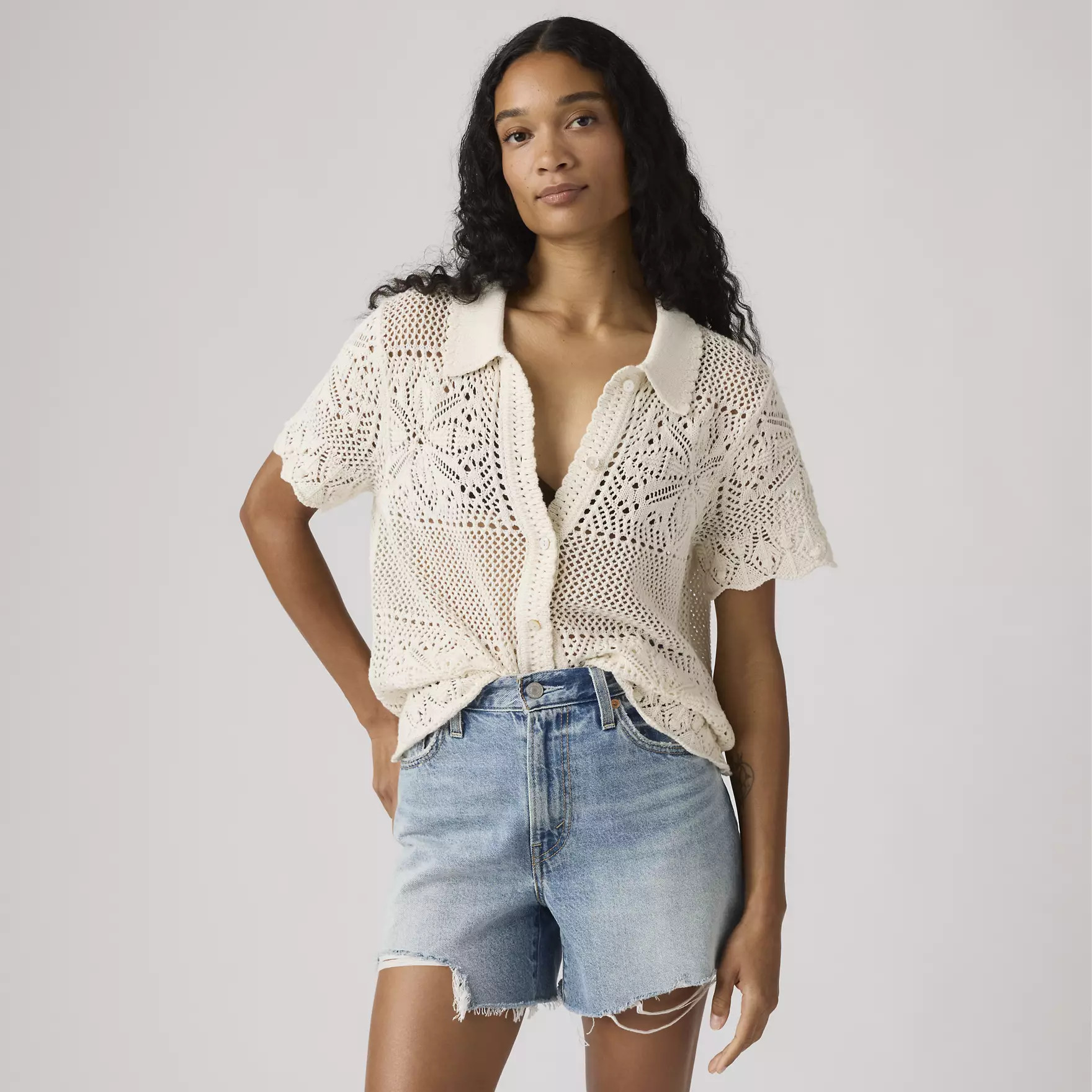 Susanna Floral Crochet Shirt | Levi's US