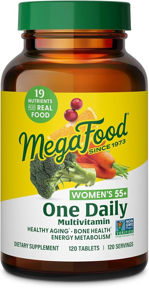 MegaFood Women's 55+ One Daily Multivitamin for Women - with Vitamin A, C, D3 & E for Optimal Agi... | Amazon (US)