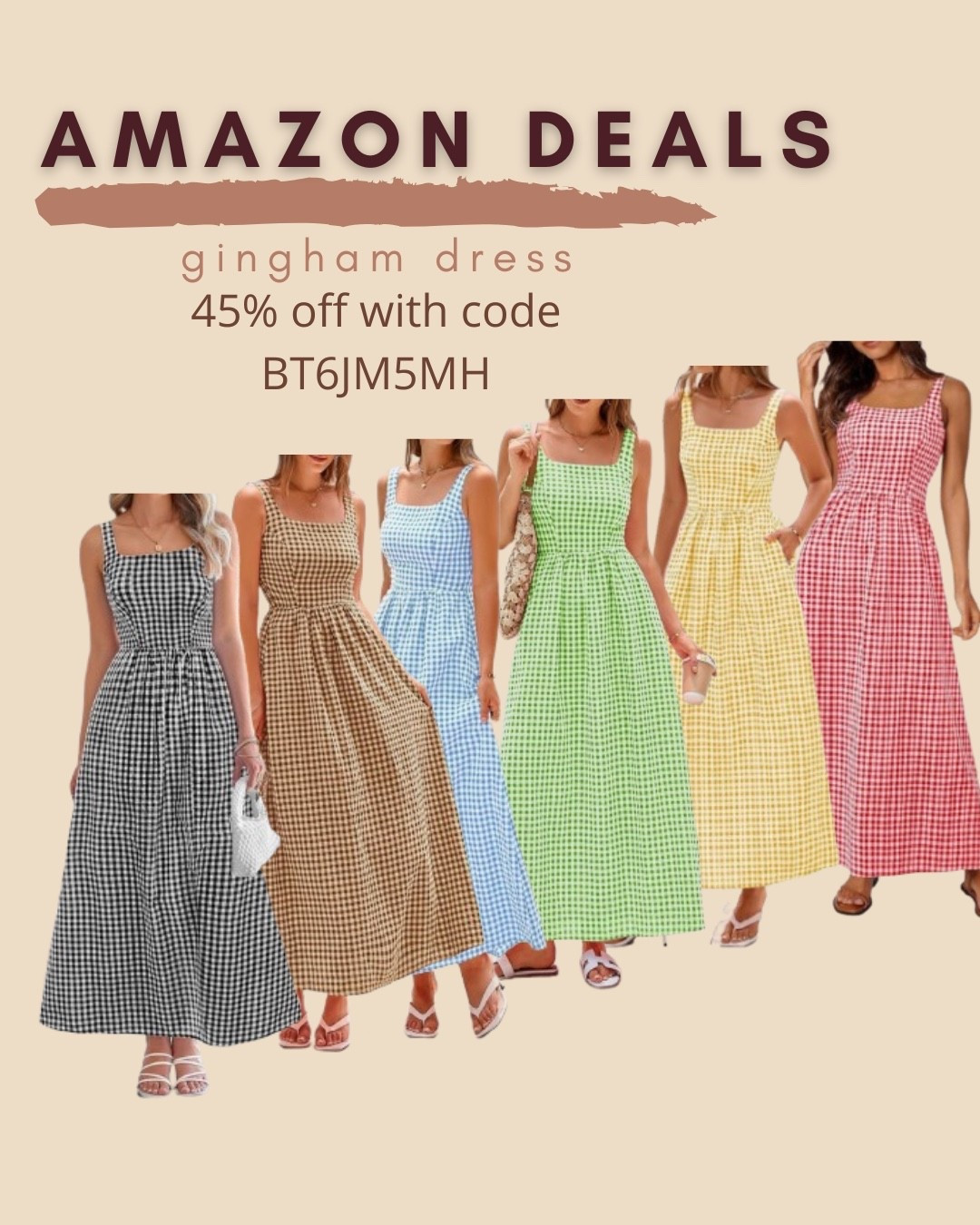 $16 ends 2:9

Amazon fashion
Amazon deals
Gingham dress


#LTKSaleAlert