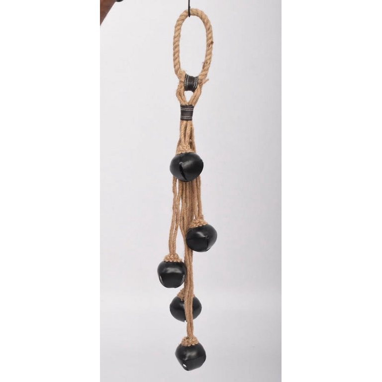 5 Hanging Jingle Bells Decoration, Black, 29.5 in, by Holiday Time | Walmart (US)