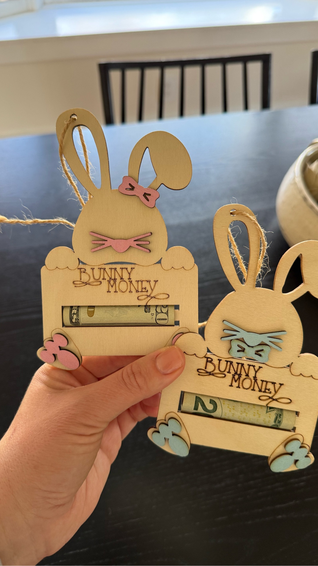 everyone loves a lil’ bunny money! these are the cutest holders to tie on a basket - we love for anyone especially a tween or teen! 🐰💸🩷

easter ideas//gifts for kids//easter basket ideas//gifts for teens

#LTKKids #LTKmomlife #LTKSeasonal