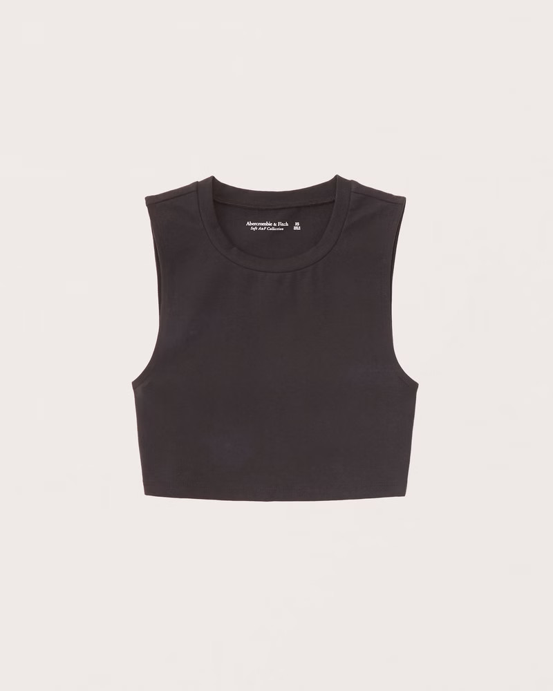 Cropped Crew Tank | Abercrombie & Fitch (US)