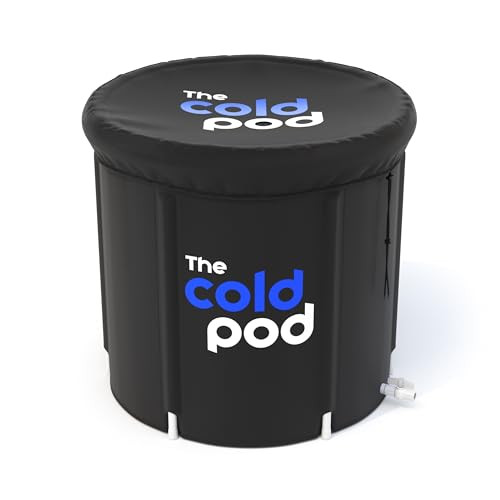 Ice Bath Tub for Athletes with Cover: 85 Gallons Cold Plunge Tub for Recovery, Multiple Layered Portable Ice Bath Plunge Pool by The Cold Pod | Amazon (US)