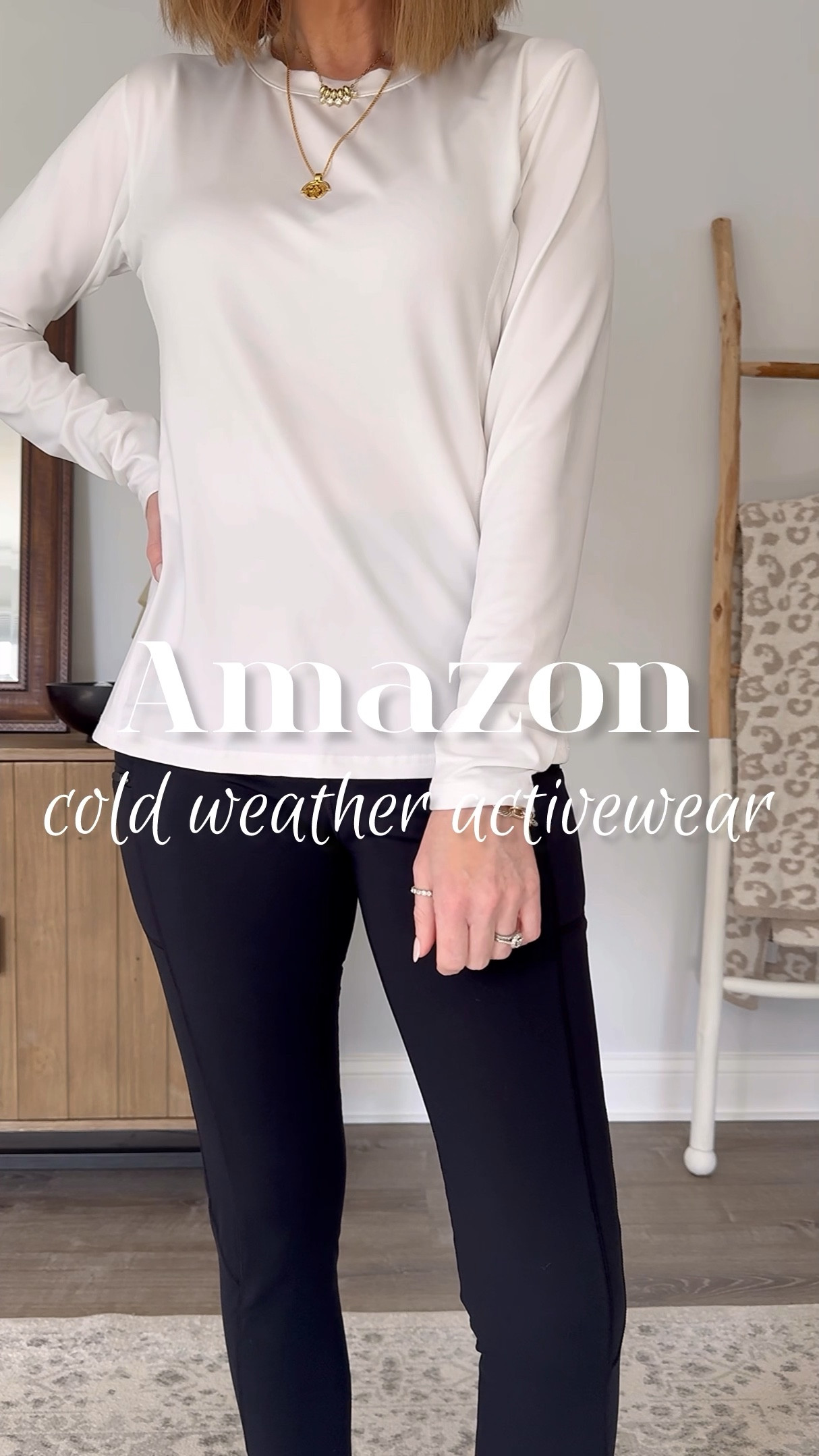 All of these are perfect for any outdoor winter activity, cheering kids on at sports or even just running errands. I sized up on in the tops and jackets and went with my true size medium in the leggings, although a small would have fit.
#wintersports #winteroutfits #coldweatherstyle #founditonamazon #amazonfashion 

Cold weather outfit, winter outfit, Amazon fashion finds, cold weather fashion, winter activewear, fleece lined, apres ski outfit, look for less, winter leggings outfit, mom style, classic style

#LTKOver40 #LTKSeasonal #LTKWatchNow