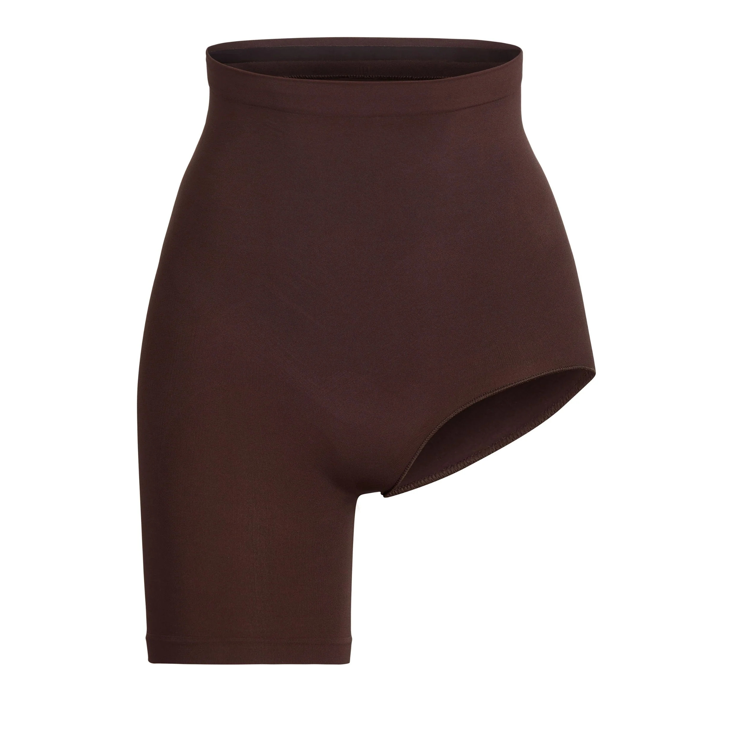 SEAMLESS SCULPT SOLUTION SHORT LEFT LEG EXPOSED | COCOA | SKIMS | SKIMS (US)