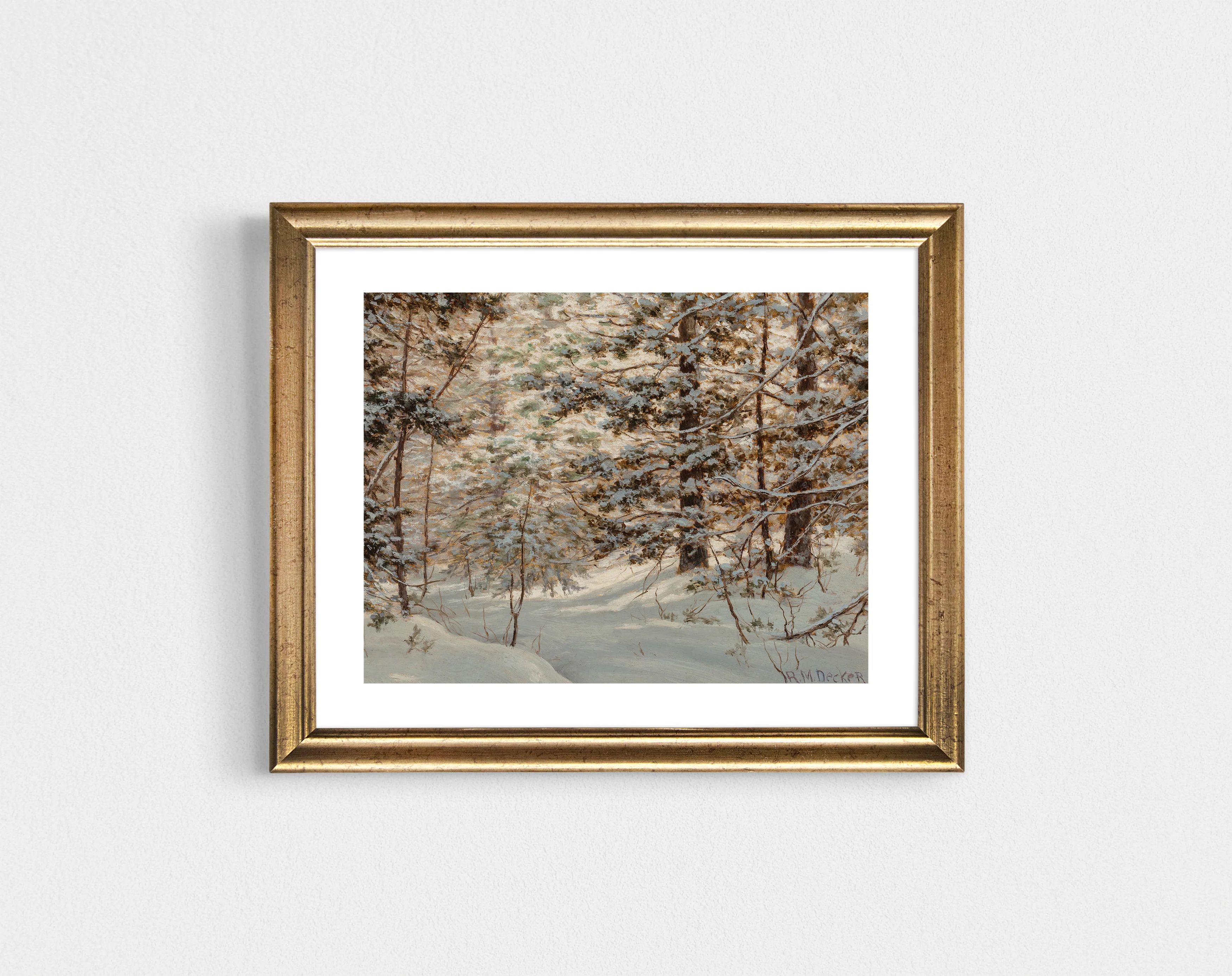Snow Capped Pines (Download) | Maris Home