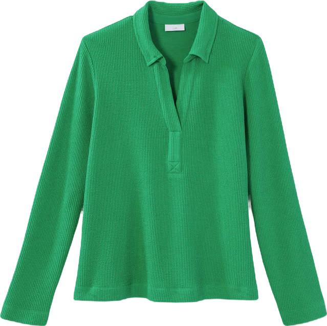 Ribbed Cotton-Blend Pullover | J. Jill