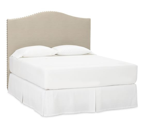 Raleigh Upholstered Curved Headboard | Pottery Barn (US)