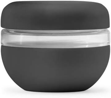 W&P Porter Seal Tight Glass Lunch Bowl Container w/ Lid | Charcoal 16 Ounces | Leak & Spill Proof... | Amazon (US)