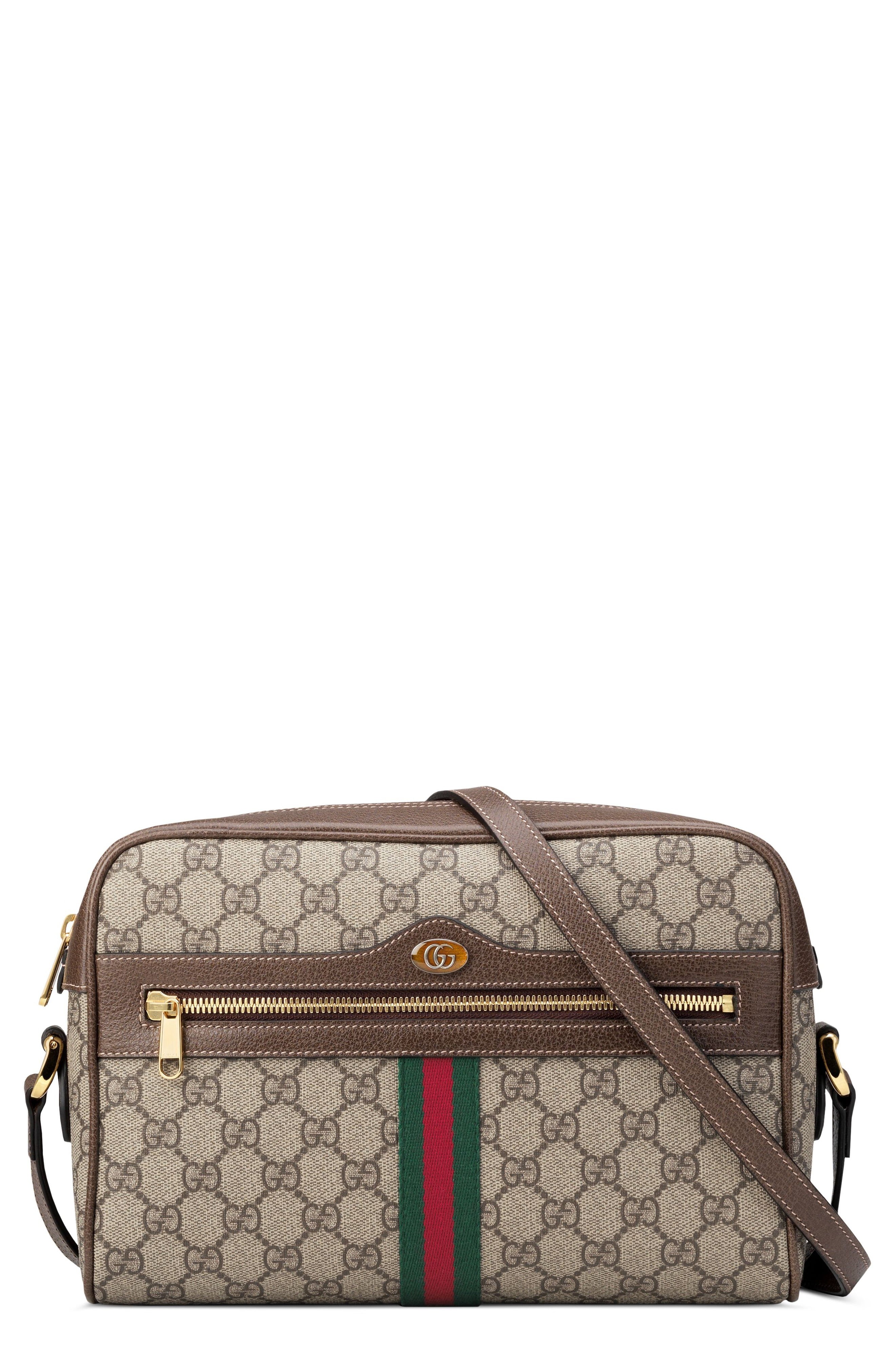 Gucci Ophidia Gg Supreme Canvas Crossbody Bag - Beige | Nordstrom